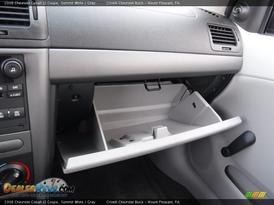 2008 Chevrolet Cobalt LS Coupe Summit White / Gray Photo #21