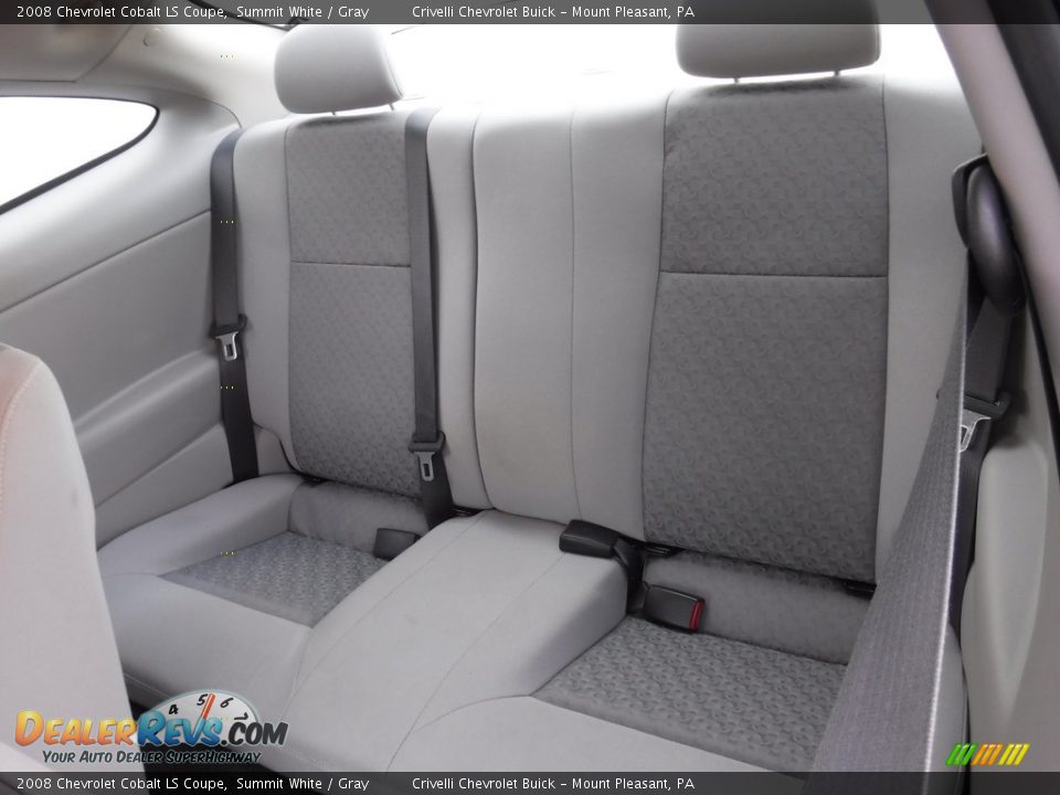 2008 Chevrolet Cobalt LS Coupe Summit White / Gray Photo #23