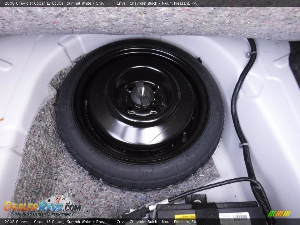 2008 Chevrolet Cobalt LS Coupe Summit White / Gray Photo #25