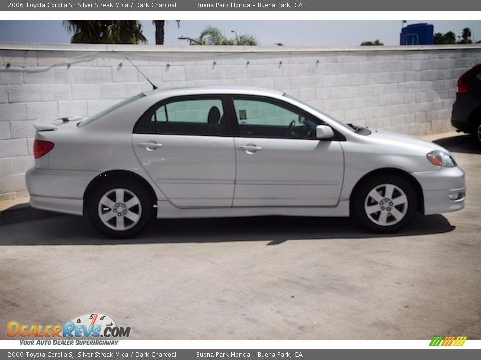 2006 Toyota Corolla S Silver Streak Mica / Dark Charcoal Photo #8