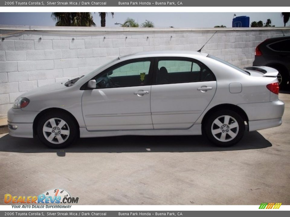 2006 Toyota Corolla S Silver Streak Mica / Dark Charcoal Photo #10