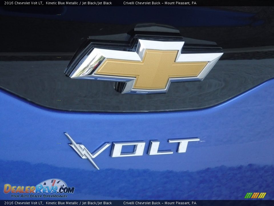 2016 Chevrolet Volt LT Kinetic Blue Metallic / Jet Black/Jet Black Photo #11