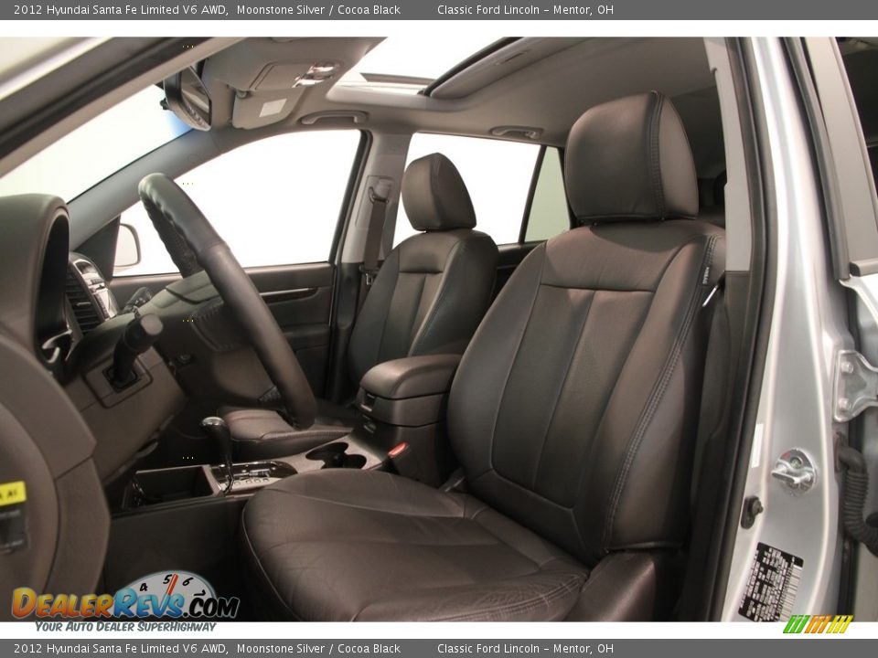2012 Hyundai Santa Fe Limited V6 AWD Moonstone Silver / Cocoa Black Photo #5