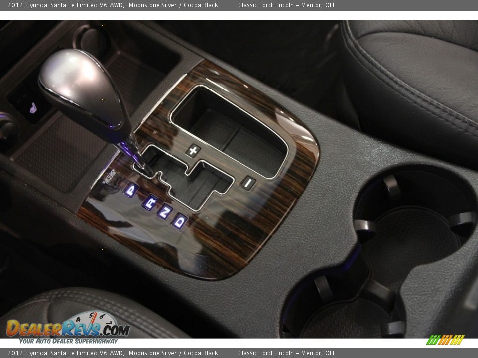 2012 Hyundai Santa Fe Limited V6 AWD Moonstone Silver / Cocoa Black Photo #12