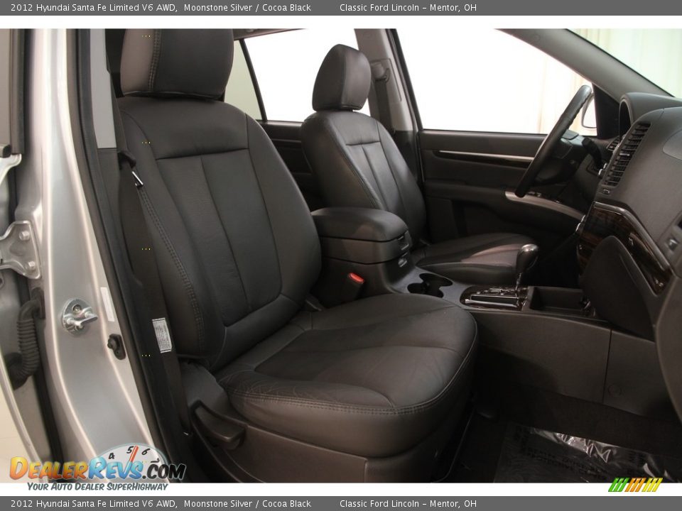 2012 Hyundai Santa Fe Limited V6 AWD Moonstone Silver / Cocoa Black Photo #13