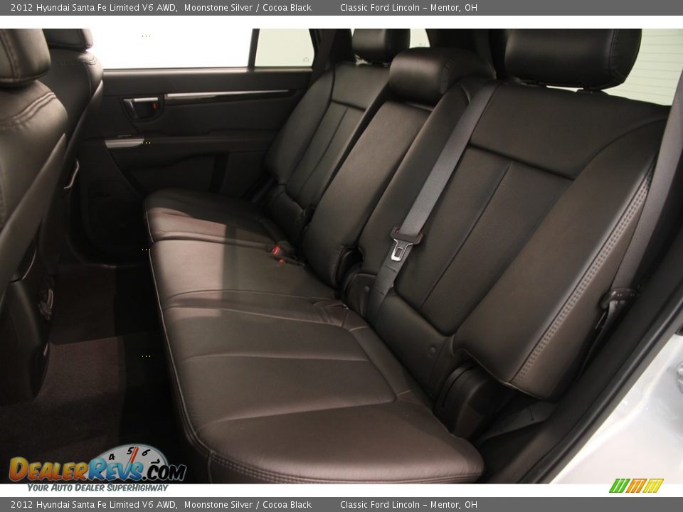 2012 Hyundai Santa Fe Limited V6 AWD Moonstone Silver / Cocoa Black Photo #15