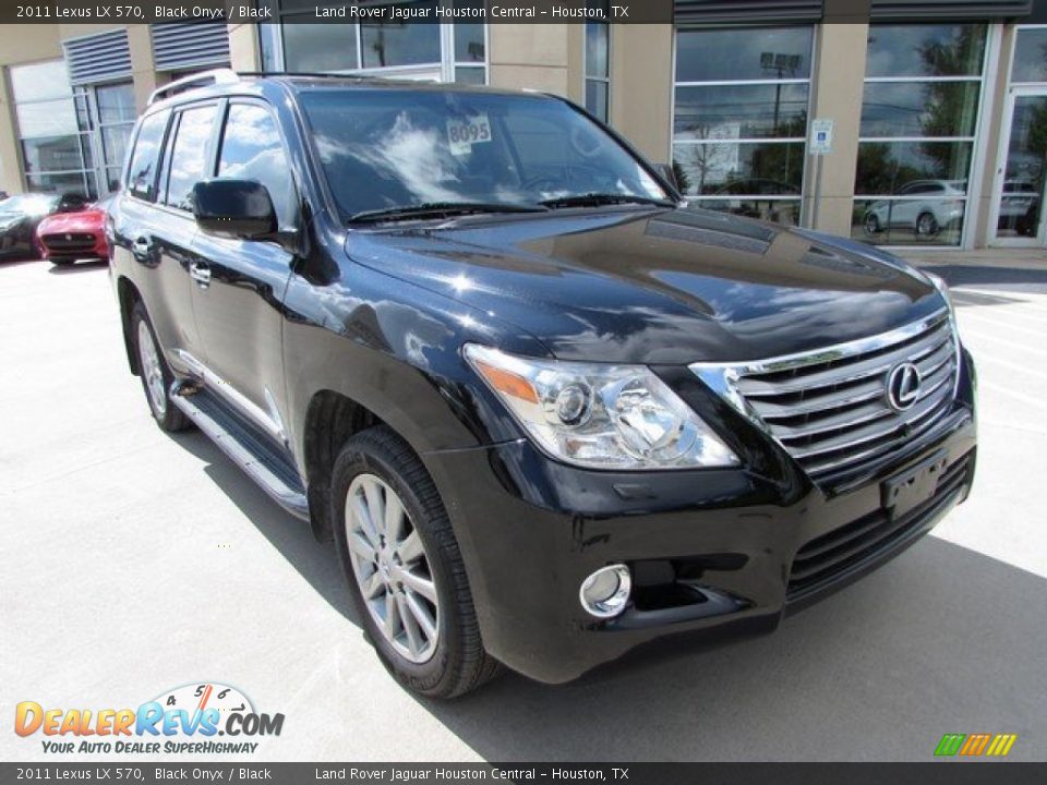 2011 Lexus LX 570 Black Onyx / Black Photo #2