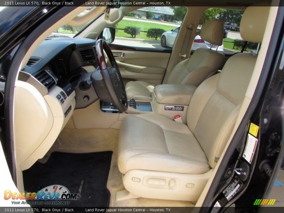 2011 Lexus LX 570 Black Onyx / Black Photo #3