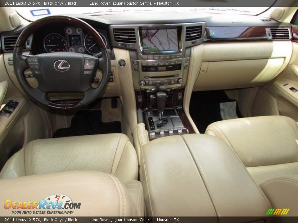 2011 Lexus LX 570 Black Onyx / Black Photo #4