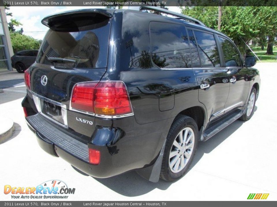 2011 Lexus LX 570 Black Onyx / Black Photo #7