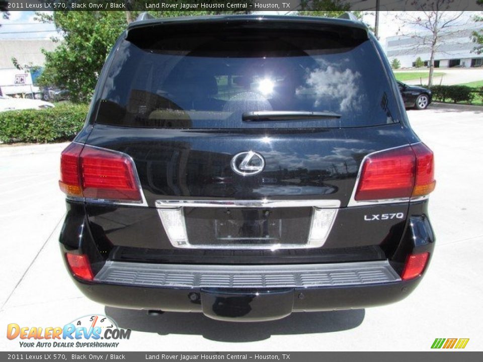 2011 Lexus LX 570 Black Onyx / Black Photo #8
