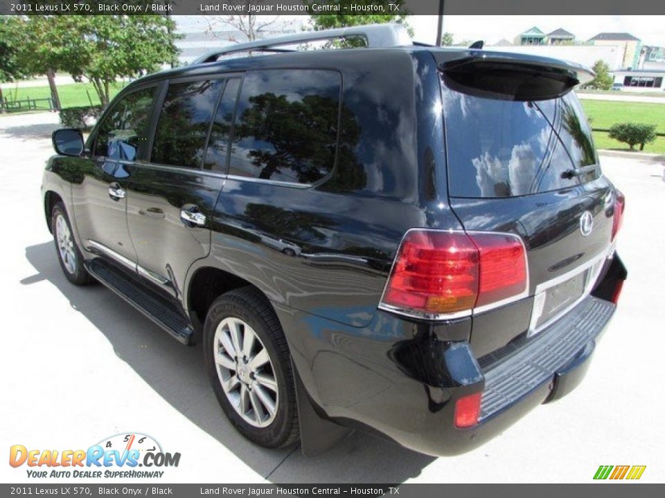 2011 Lexus LX 570 Black Onyx / Black Photo #9