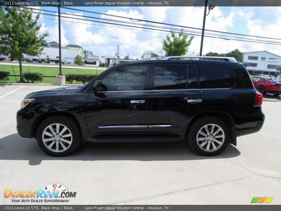 2011 Lexus LX 570 Black Onyx / Black Photo #10