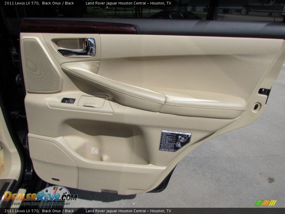 2011 Lexus LX 570 Black Onyx / Black Photo #23