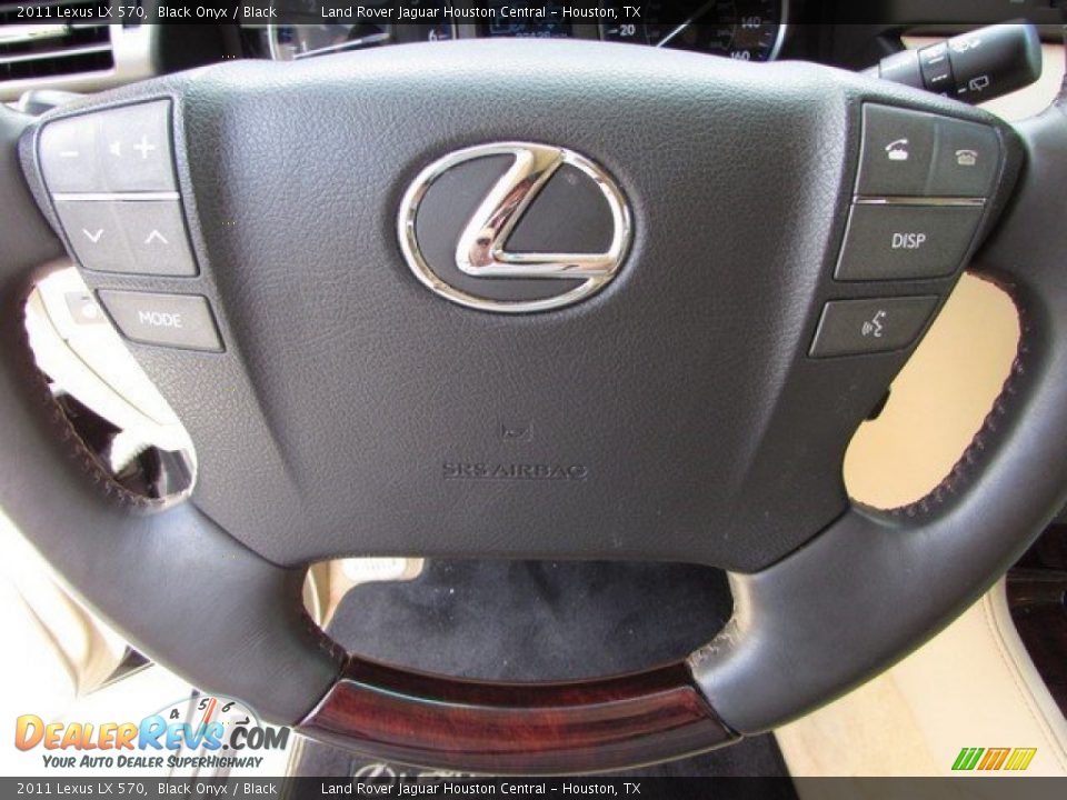 2011 Lexus LX 570 Black Onyx / Black Photo #29