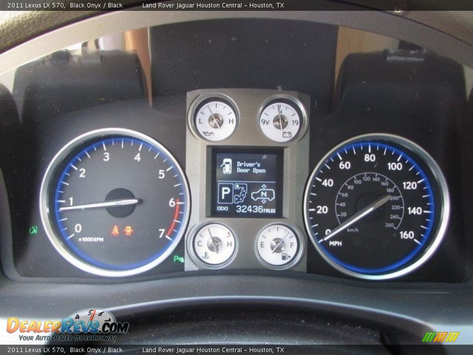 2011 Lexus LX 570 Black Onyx / Black Photo #30