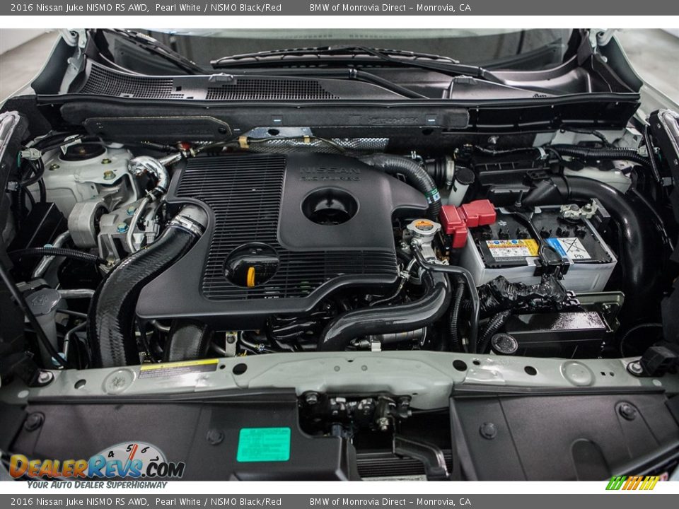 2016 Nissan Juke NISMO RS AWD 1.6 Liter DIG Turbocharged DOHC 16-Valve CVTCS 4 Cylinder Engine Photo #9