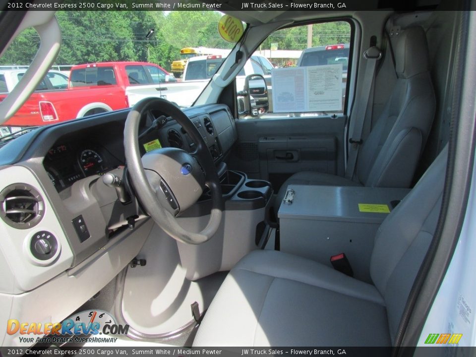 2012 Chevrolet Express 2500 Cargo Van Summit White / Medium Pewter Photo #19