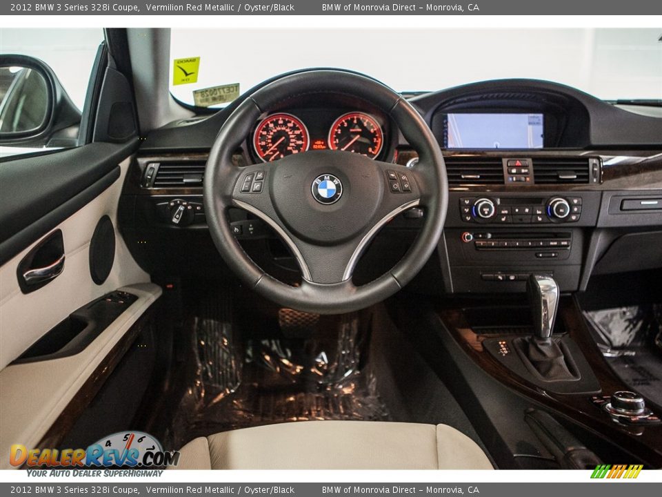 2012 BMW 3 Series 328i Coupe Vermilion Red Metallic / Oyster/Black Photo #4