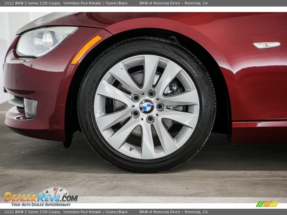2012 BMW 3 Series 328i Coupe Vermilion Red Metallic / Oyster/Black Photo #8