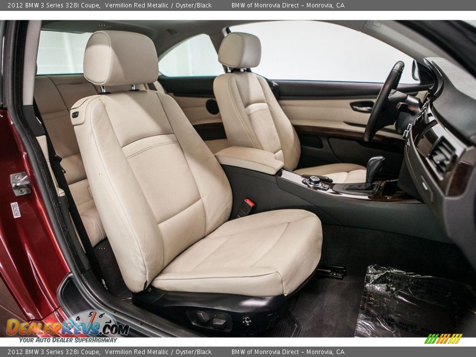 Oyster/Black Interior - 2012 BMW 3 Series 328i Coupe Photo #13