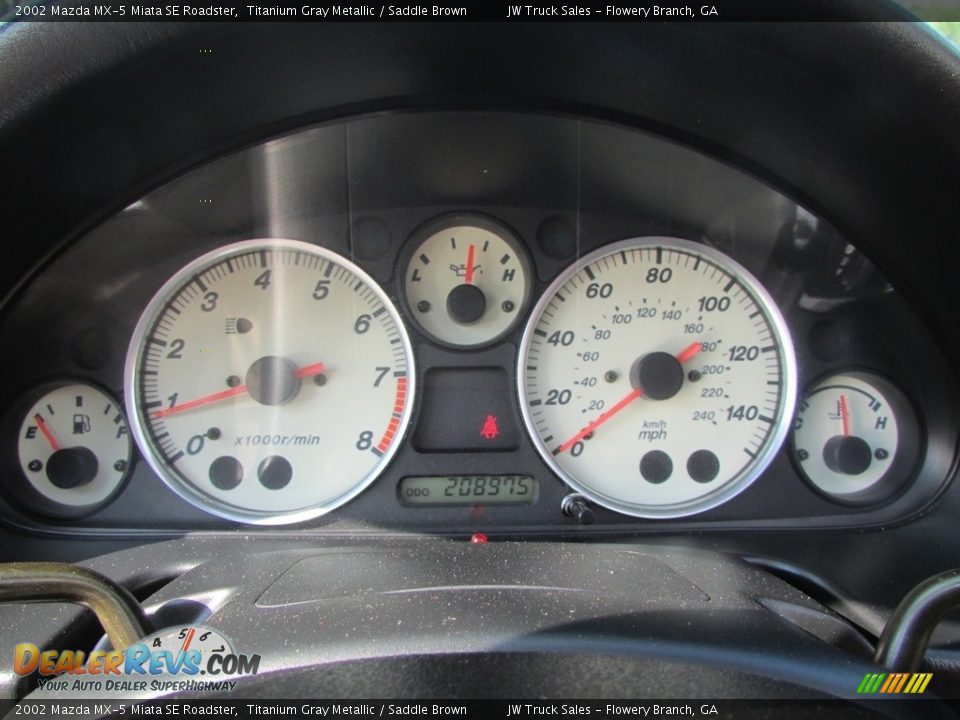 2002 Mazda MX-5 Miata SE Roadster Gauges Photo #21