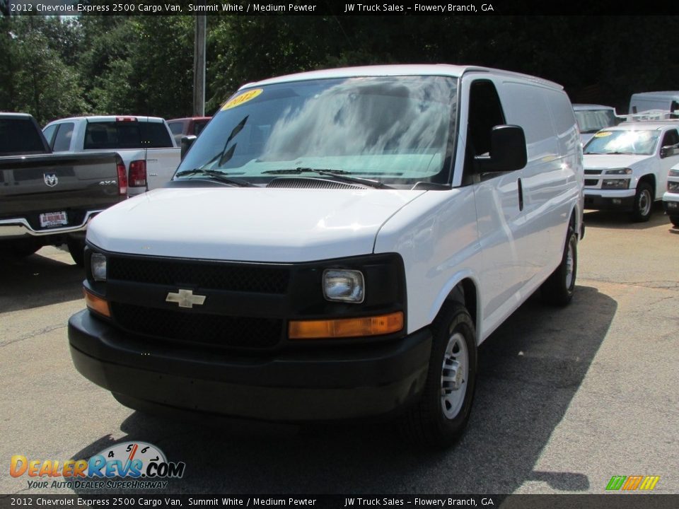 2012 Chevrolet Express 2500 Cargo Van Summit White / Medium Pewter Photo #1