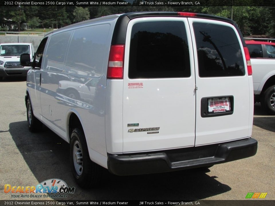 2012 Chevrolet Express 2500 Cargo Van Summit White / Medium Pewter Photo #9