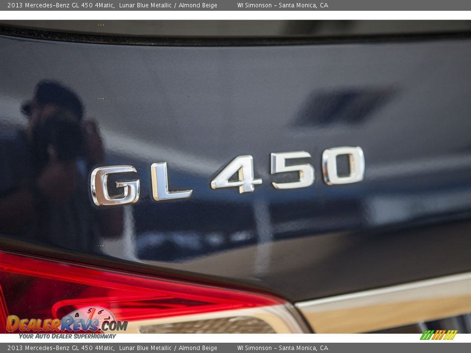 2013 Mercedes-Benz GL 450 4Matic Lunar Blue Metallic / Almond Beige Photo #7