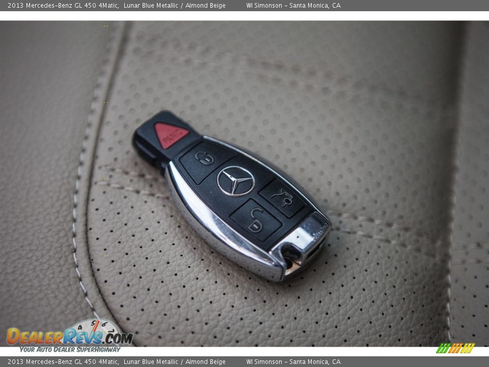 2013 Mercedes-Benz GL 450 4Matic Lunar Blue Metallic / Almond Beige Photo #11
