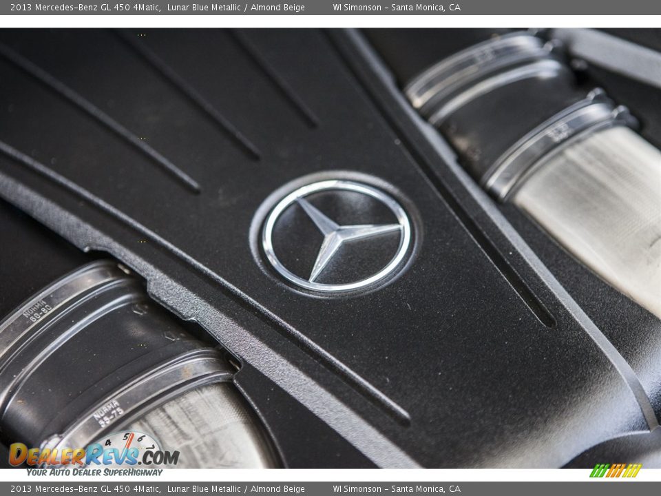 2013 Mercedes-Benz GL 450 4Matic Lunar Blue Metallic / Almond Beige Photo #26