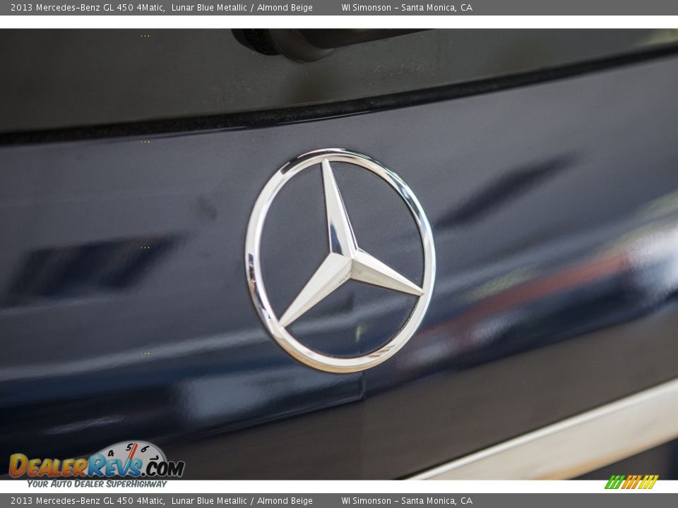2013 Mercedes-Benz GL 450 4Matic Lunar Blue Metallic / Almond Beige Photo #30