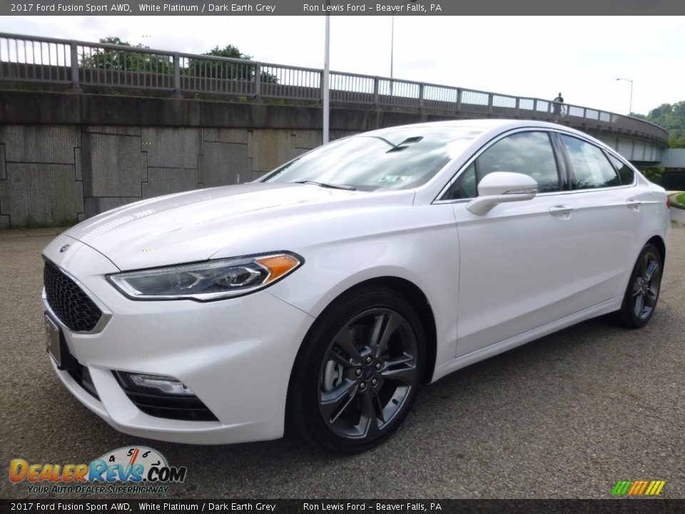 Front 3/4 View of 2017 Ford Fusion Sport AWD Photo #6