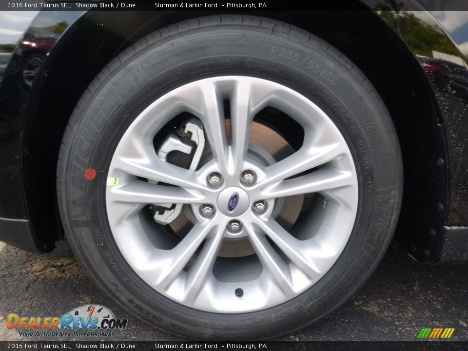 2016 Ford Taurus SEL Shadow Black / Dune Photo #5