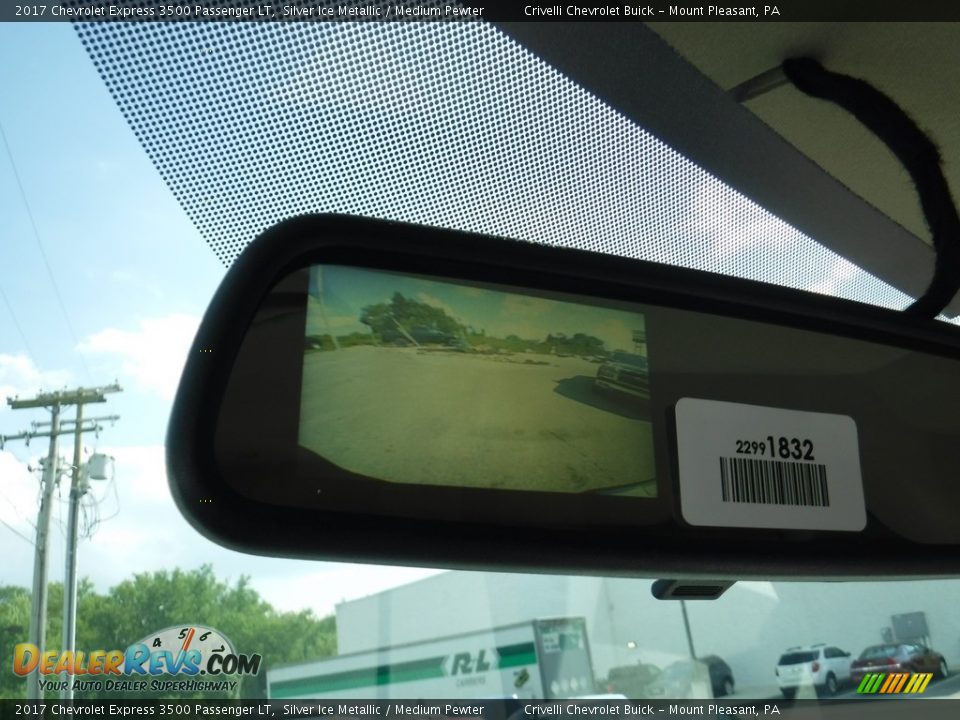 2017 Chevrolet Express 3500 Passenger LT Silver Ice Metallic / Medium Pewter Photo #16