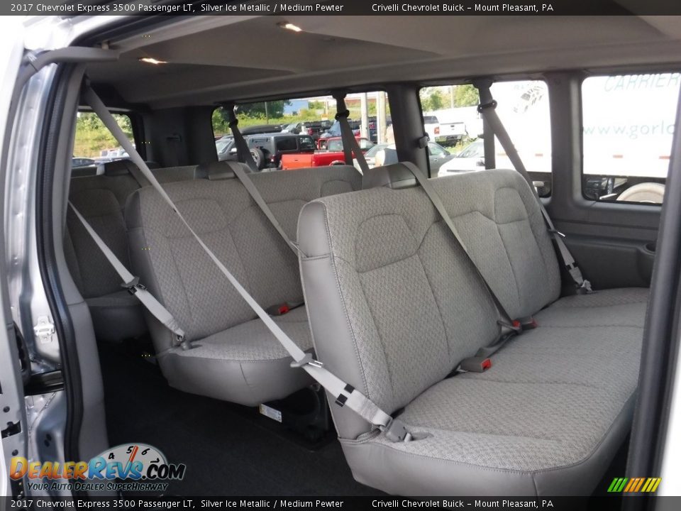 Rear Seat of 2017 Chevrolet Express 3500 Passenger LT Photo #17