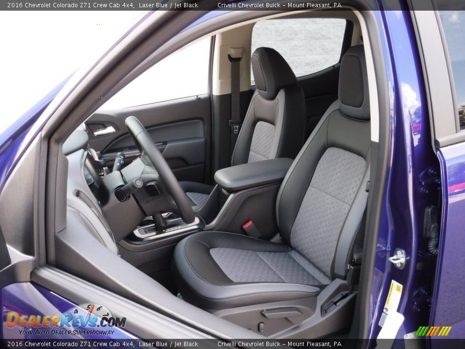 2016 Chevrolet Colorado Z71 Crew Cab 4x4 Laser Blue / Jet Black Photo #11