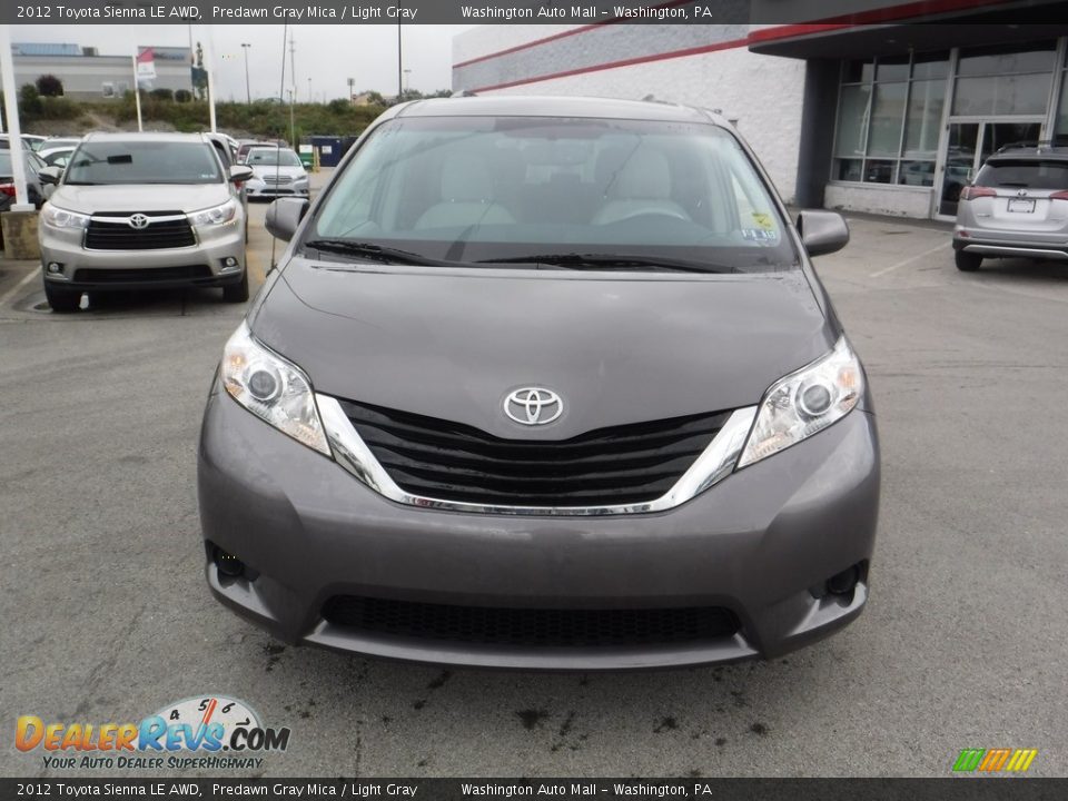 2012 Toyota Sienna LE AWD Predawn Gray Mica / Light Gray Photo #4