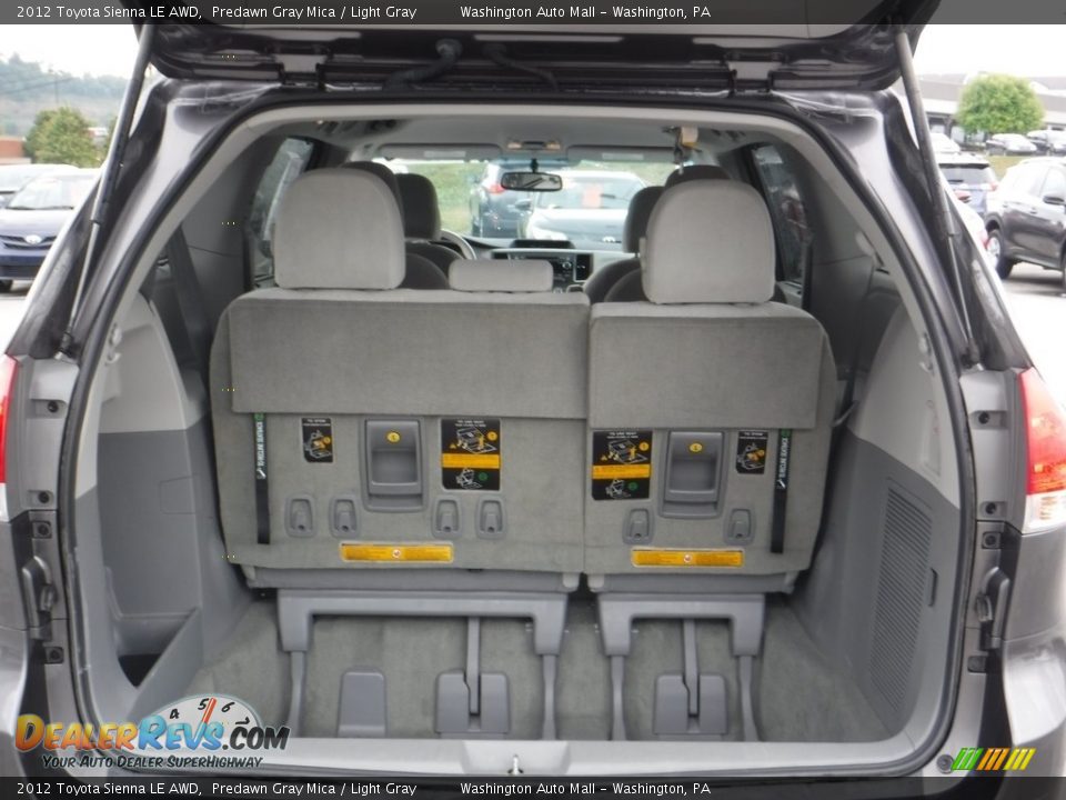 2012 Toyota Sienna LE AWD Predawn Gray Mica / Light Gray Photo #21