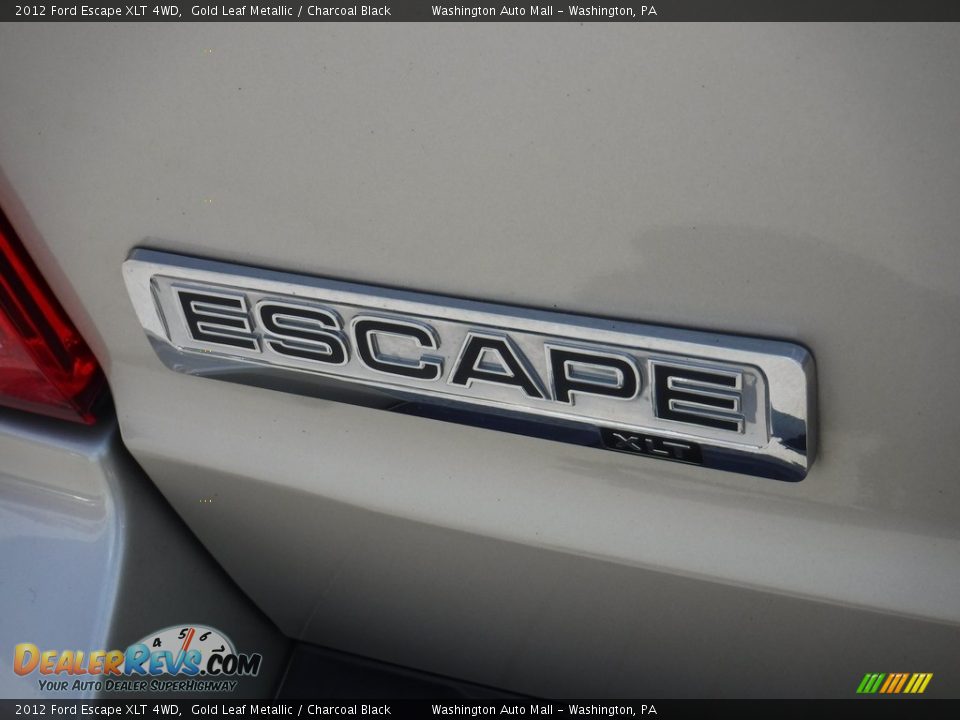 2012 Ford Escape XLT 4WD Gold Leaf Metallic / Charcoal Black Photo #11