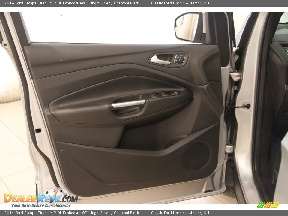 2014 Ford Escape Titanium 2.0L EcoBoost 4WD Ingot Silver / Charcoal Black Photo #4