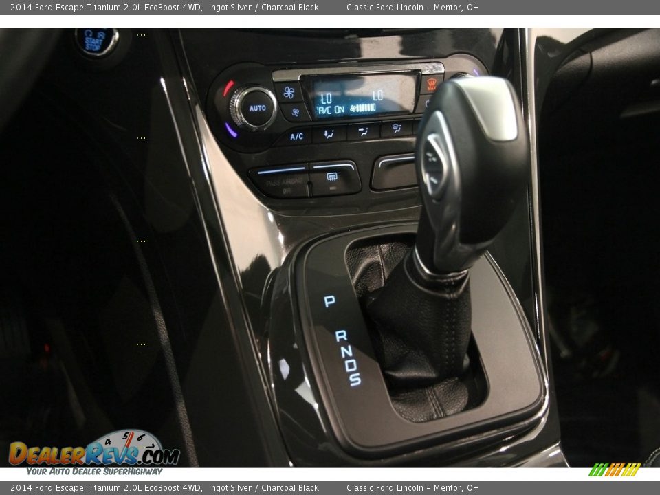 2014 Ford Escape Titanium 2.0L EcoBoost 4WD Ingot Silver / Charcoal Black Photo #9