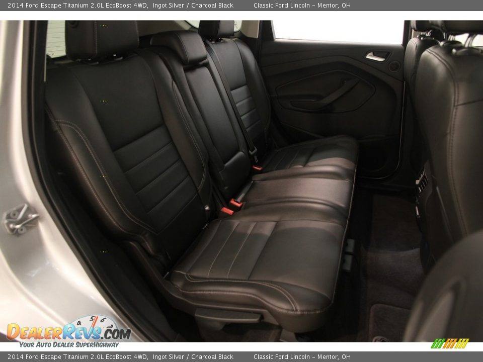 2014 Ford Escape Titanium 2.0L EcoBoost 4WD Ingot Silver / Charcoal Black Photo #12