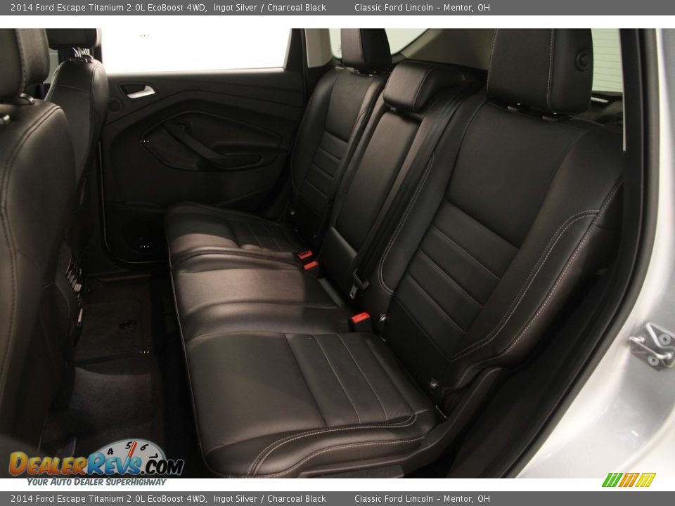 2014 Ford Escape Titanium 2.0L EcoBoost 4WD Ingot Silver / Charcoal Black Photo #13