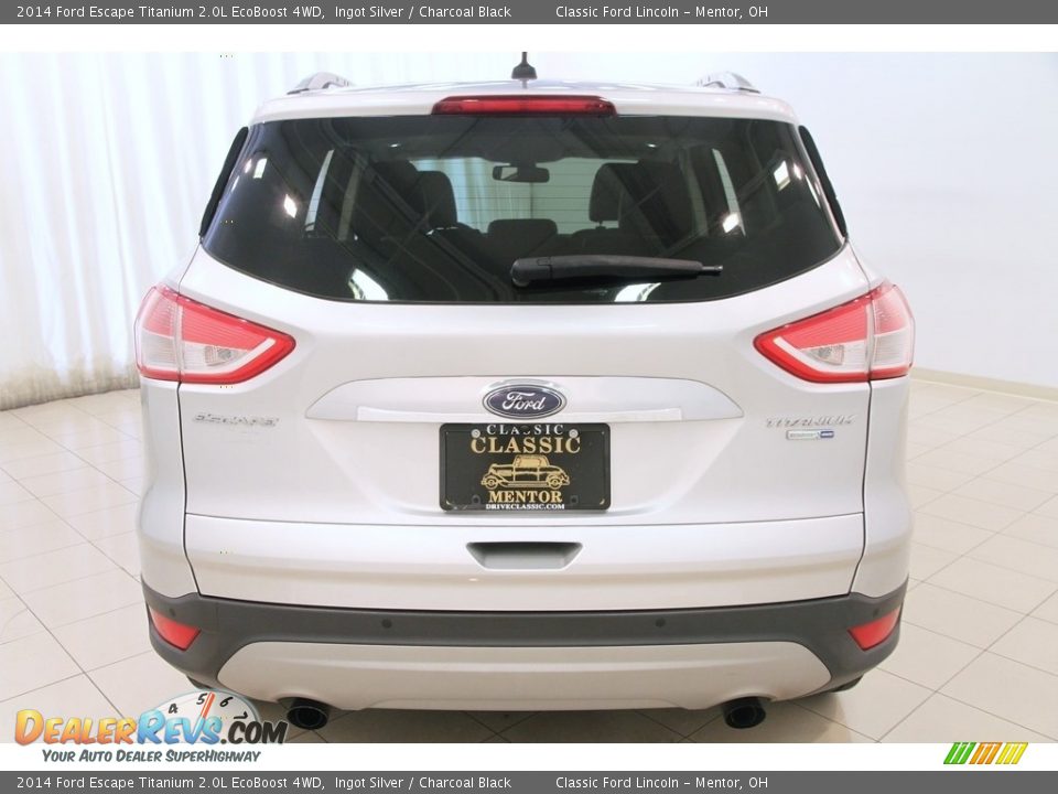 2014 Ford Escape Titanium 2.0L EcoBoost 4WD Ingot Silver / Charcoal Black Photo #14