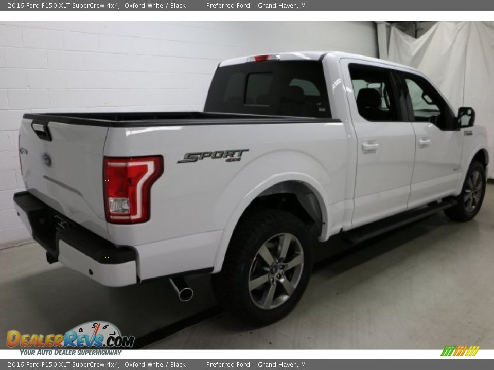 2016 Ford F150 XLT SuperCrew 4x4 Oxford White / Black Photo #9