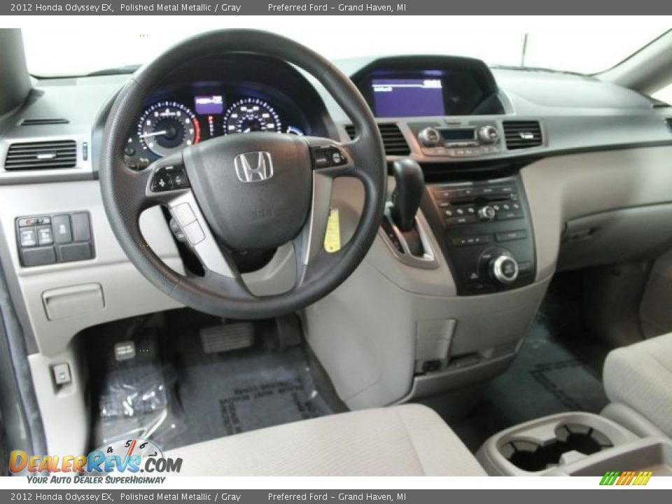 2012 Honda Odyssey EX Polished Metal Metallic / Gray Photo #2