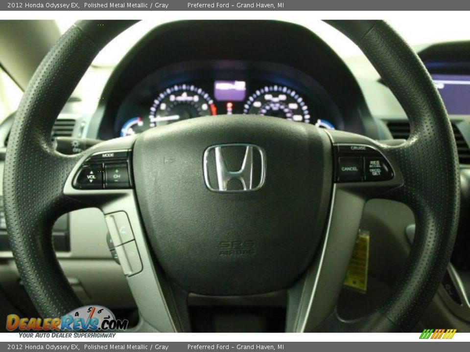 2012 Honda Odyssey EX Polished Metal Metallic / Gray Photo #9