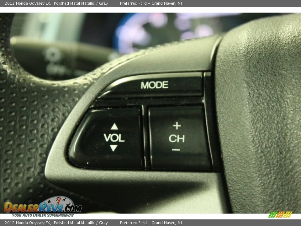 2012 Honda Odyssey EX Polished Metal Metallic / Gray Photo #10