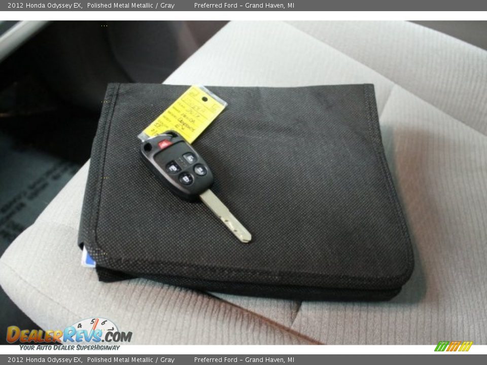2012 Honda Odyssey EX Polished Metal Metallic / Gray Photo #36